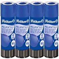 Pelikan Pelifix 3808 - Pegamento Stick- 10 gramos- Ahorro 4 unidas- apto para niños- escuelas- oficinas- hobbies- secado…